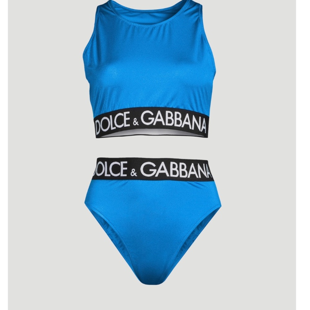 DOLCE & GABBANA
Logo-Band Two-Piece Swimsuit
